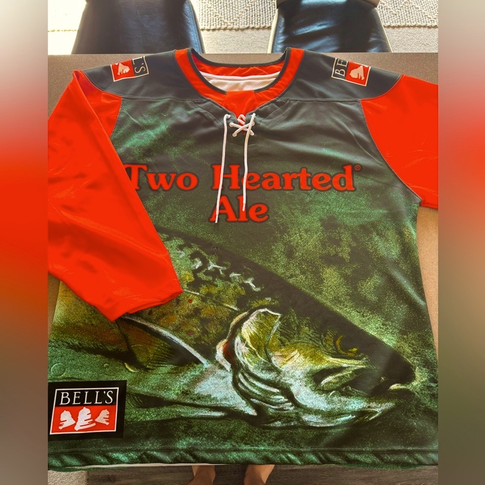 Two Hearted Hockey Jersey L